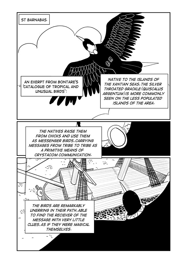Silver Throated Grackle; Page 12